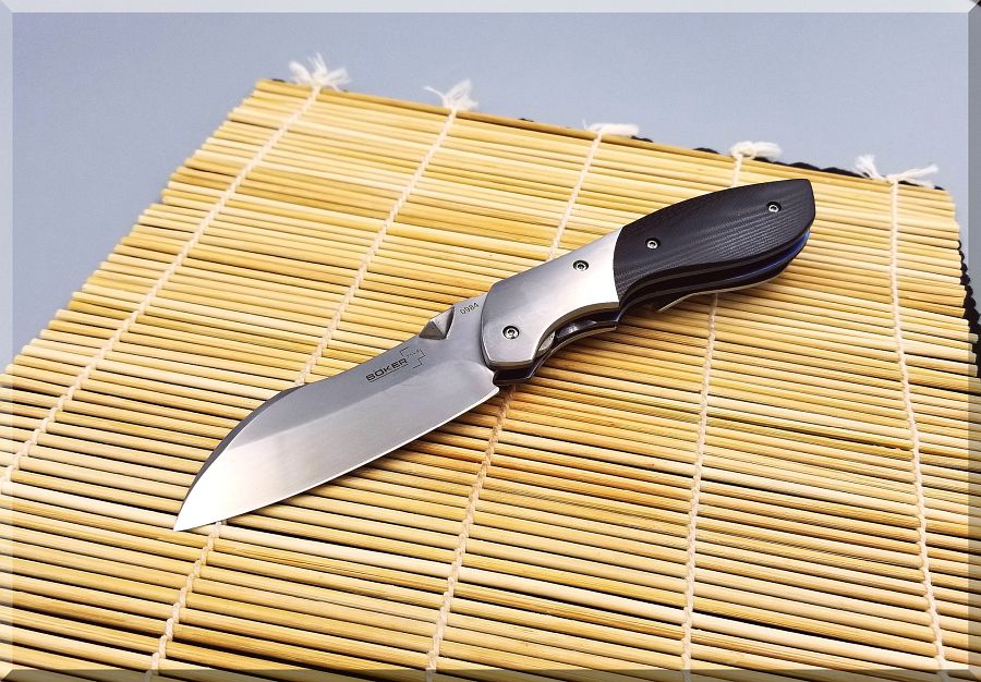 Boker Plus 'Mini Vanquish' ! CAS Ron Lake Design Tail Lock ! Hog House ...